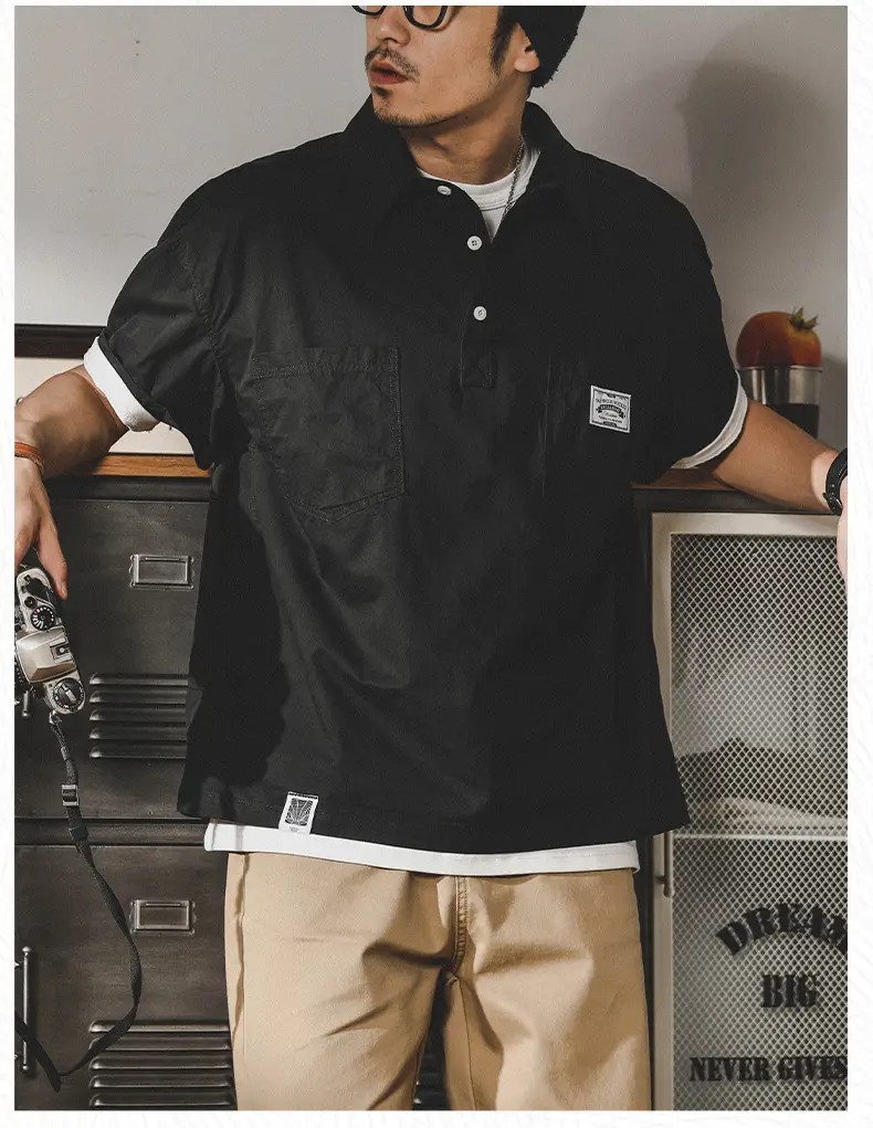 Men's Short Sleeve T-Shirt Brown 2025 Summer — feature 18