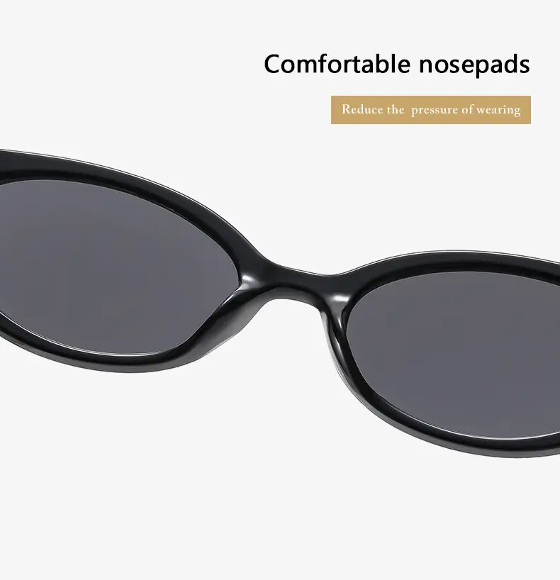 Green Retro Oval Sunglasses for Women — feature 7