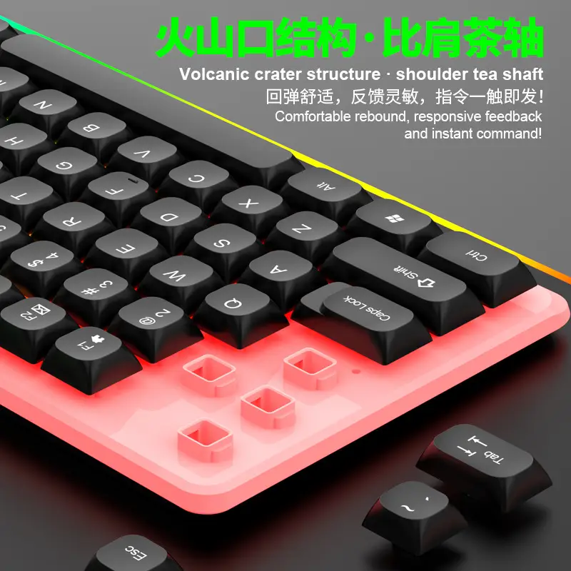 RGB Luminous Gaming Keyboard & Mouse Set