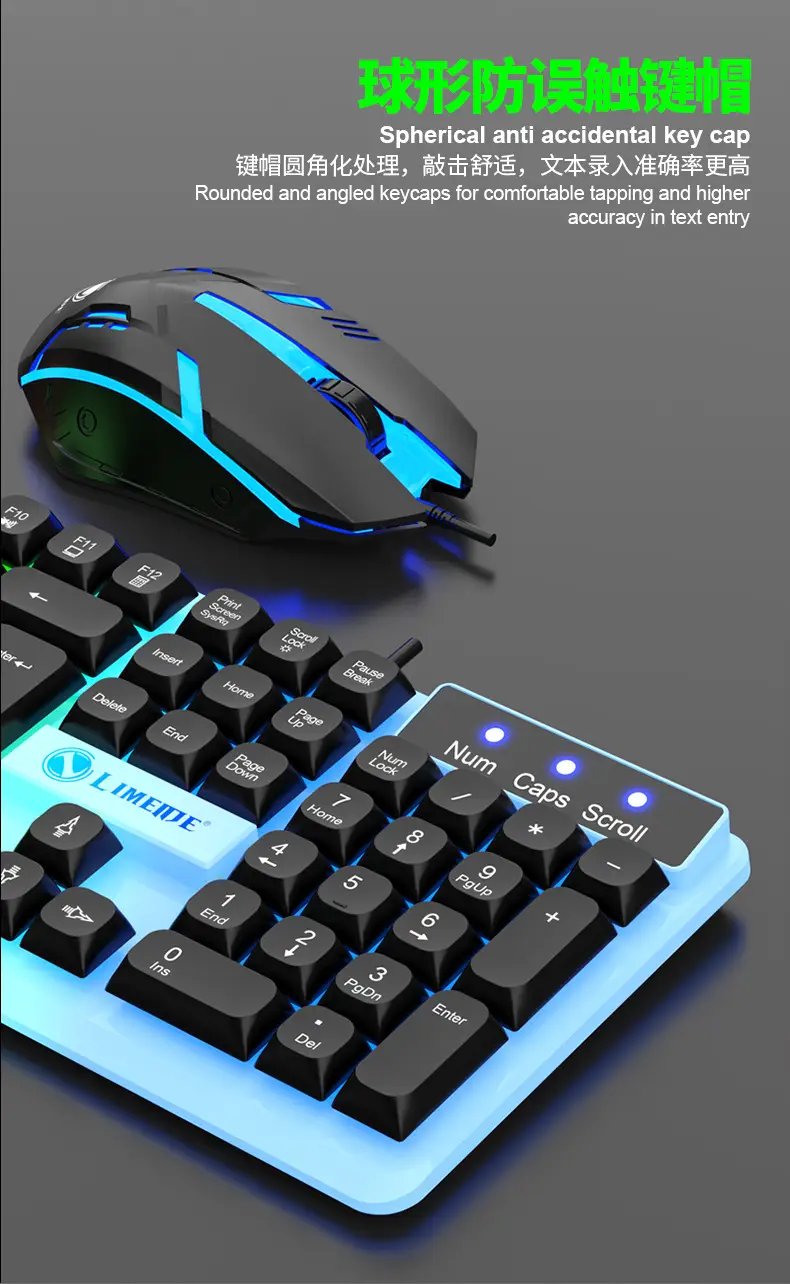 RGB Luminous Gaming Keyboard & Mouse Set — feature 5