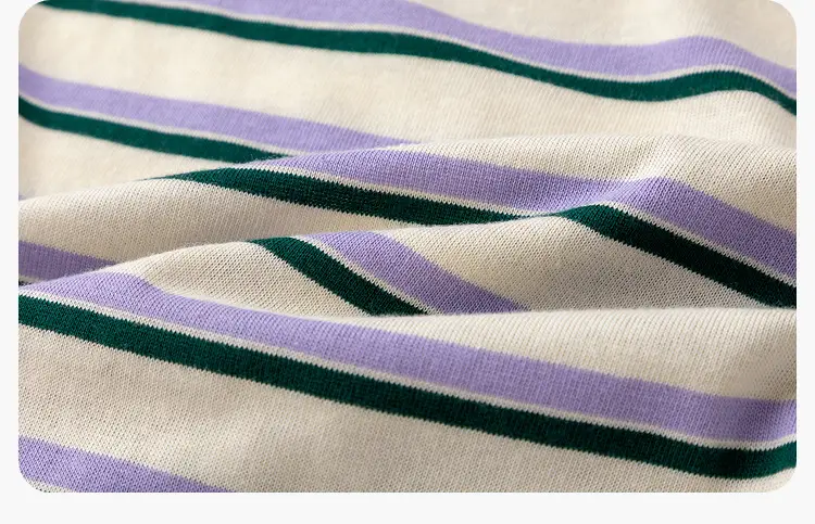 Kids Striped Long Sleeve T-Shirt Spring Wear — feature 25
