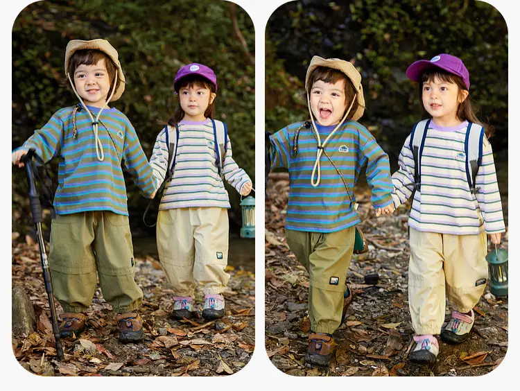 Children Striped Long Sleeve T-Shirt Spring Outfit — feature 16