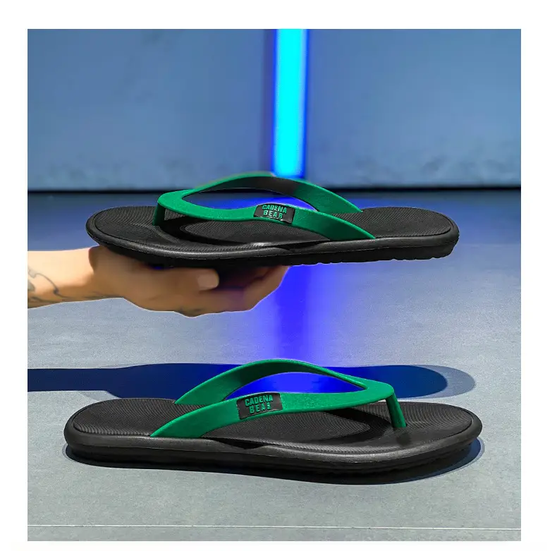 Cross-border Summer Simple Flip-flops Men's Korean-style Flip-flops Beach Shoes Comfortable Soft-soled Casual Personalized Fashionable Slippers for Men — feature 13
