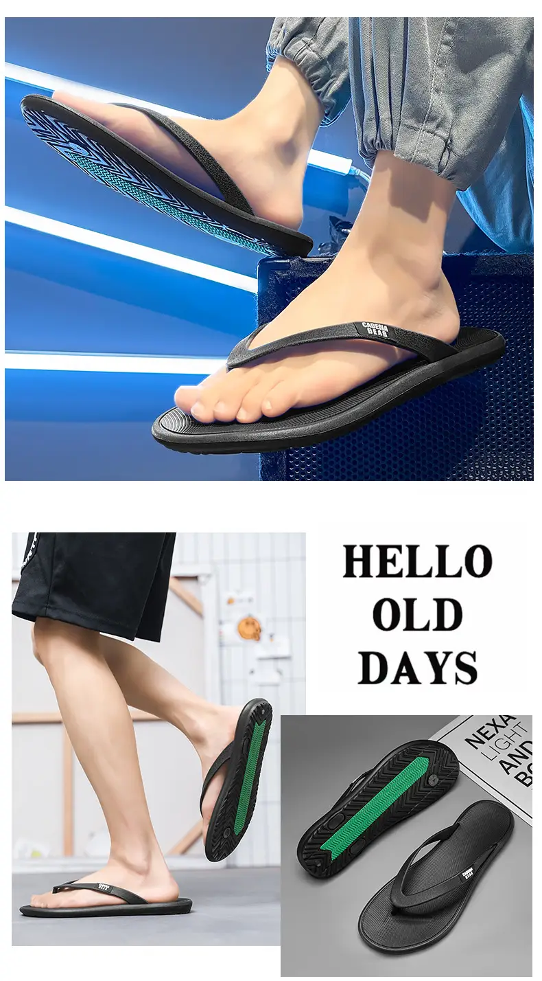 Cross-border Summer Simple Flip-flops Men's Korean-style Flip-flops Beach Shoes Comfortable Soft-soled Casual Personalized Fashionable Slippers for Men — feature 17