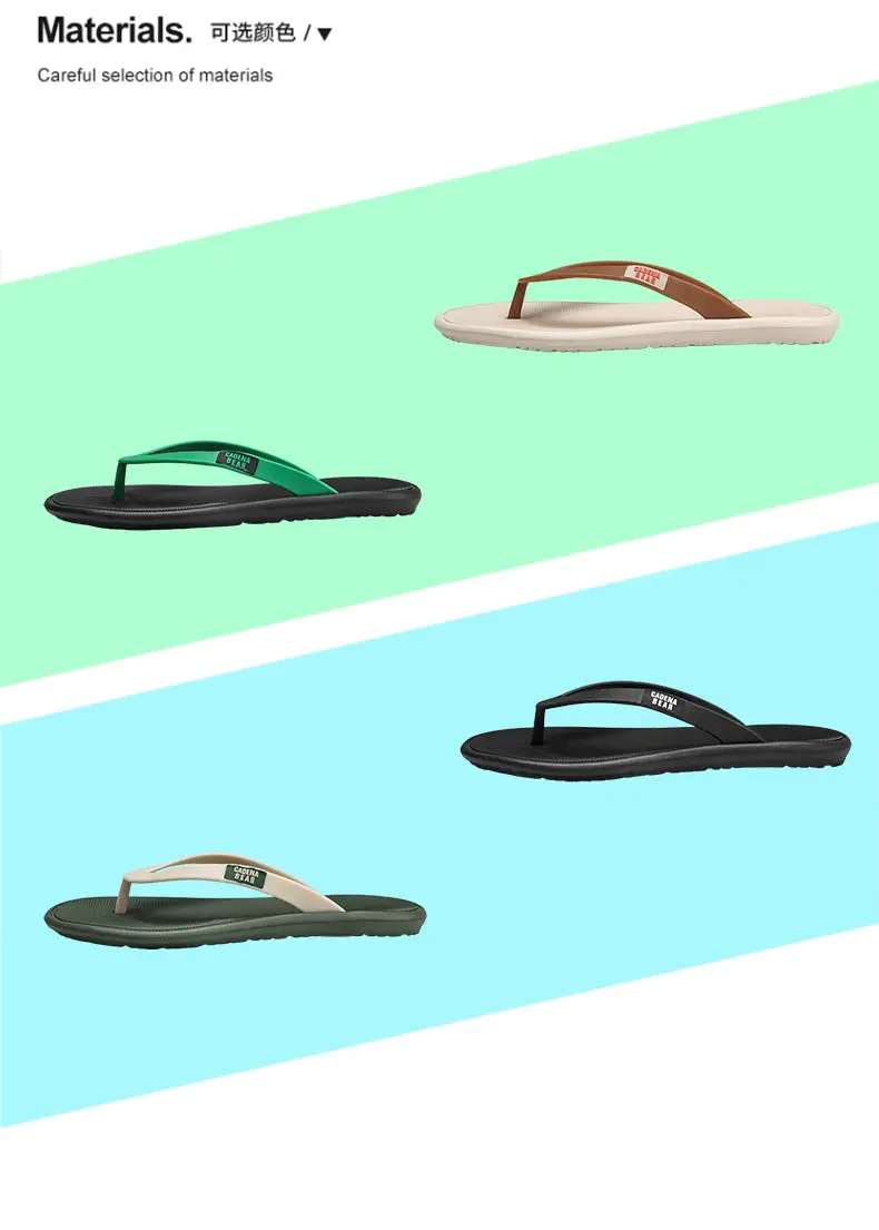 Cross-border Summer Simple Flip-flops Men's Korean-style Flip-flops Beach Shoes Comfortable Soft-soled Casual Personalized Fashionable Slippers for Men — feature 6