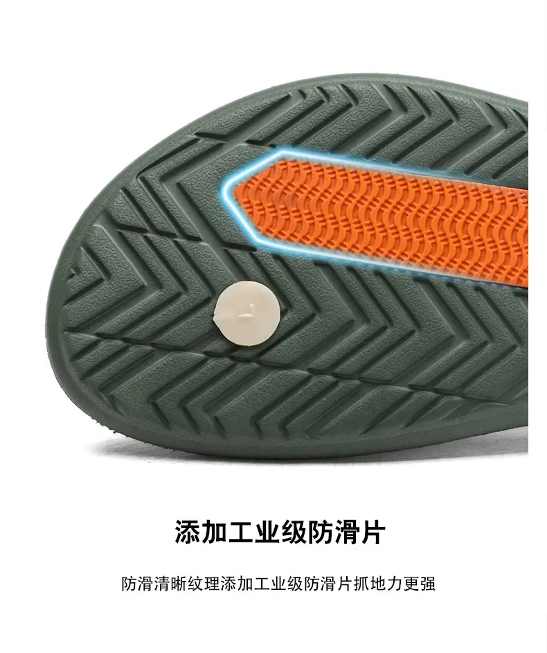 Cross-border Summer Simple Flip-flops Men's Korean-style Flip-flops Beach Shoes Comfortable Soft-soled Casual Personalized Fashionable Slippers for Men — feature 8