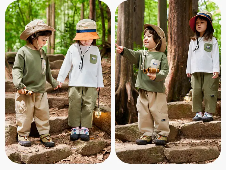 Dudu Long Sleeve T-Shirt Boys Girls White Autumn Wear — feature 23