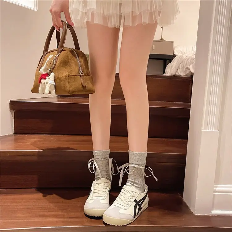 Women's Yellow German Training Shoes Flat Retro Summer Sneakers — feature 12