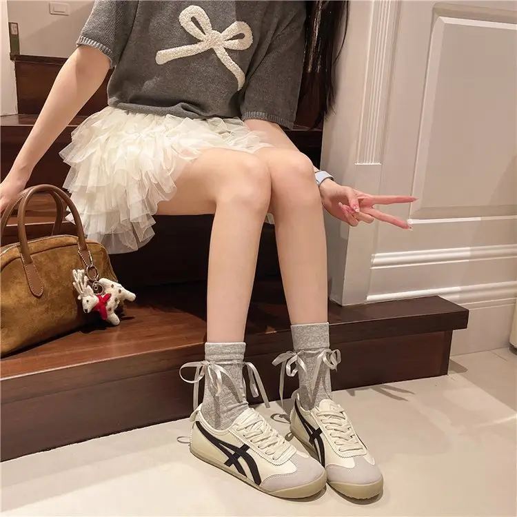 Women's Yellow German Training Shoes Flat Retro Summer Sneakers — feature 8