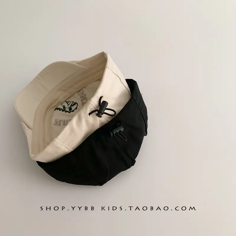 Kids Duck Tongue Hat Black White Winter Windproof Sunshade