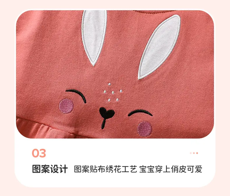 Little maven new European and American girls suit fashion children's sweater suit autumn cross-border new suit — feature 13
