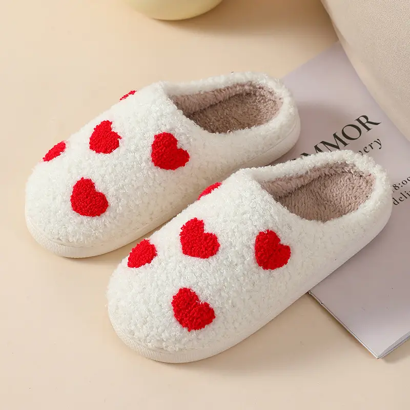 New Comfortable Home Cute Cartoon Kitten Winter Cotton Slippers for Men and Women Couple Warm Indoor Cotton Slippers