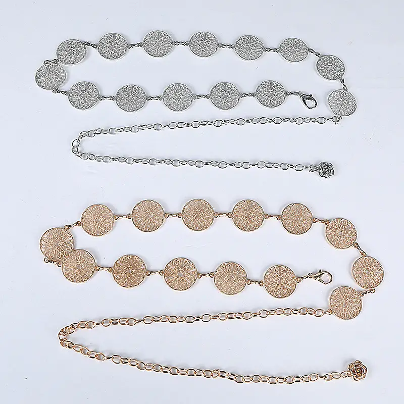 Gold Plated Waist Chain Belt for Women