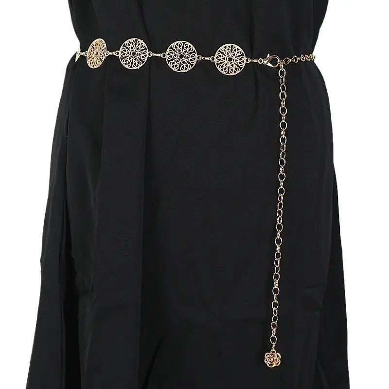 Gold Plated Waist Chain Belt for Women