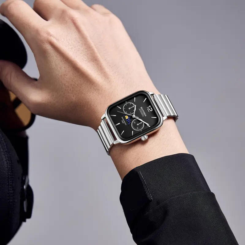 Men's Waterproof Steel Band Quartz Watch with Student Design - Image 9