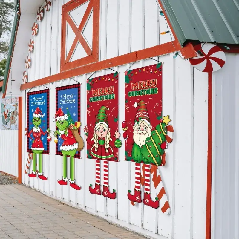 2026 Cross-Border Christmas Flag Decorations Set - Image 31