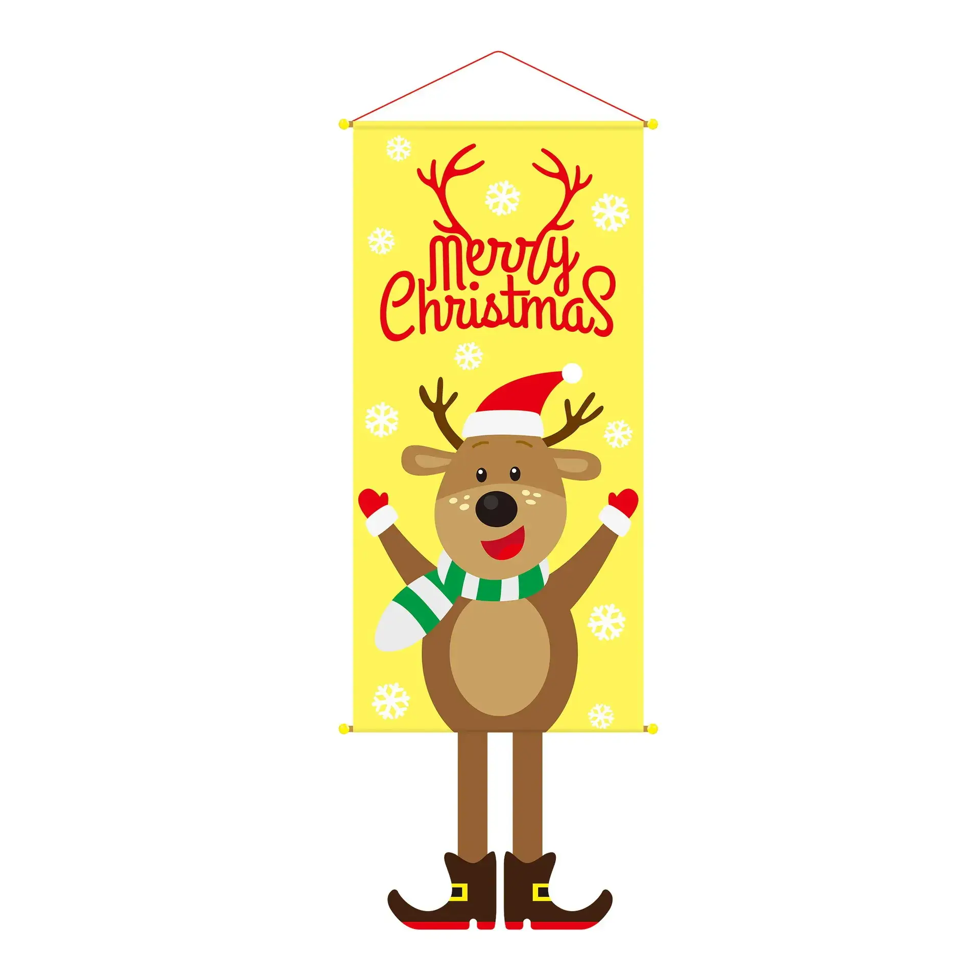 2026 Cross-Border Christmas Flag Decorations Set - Image 11