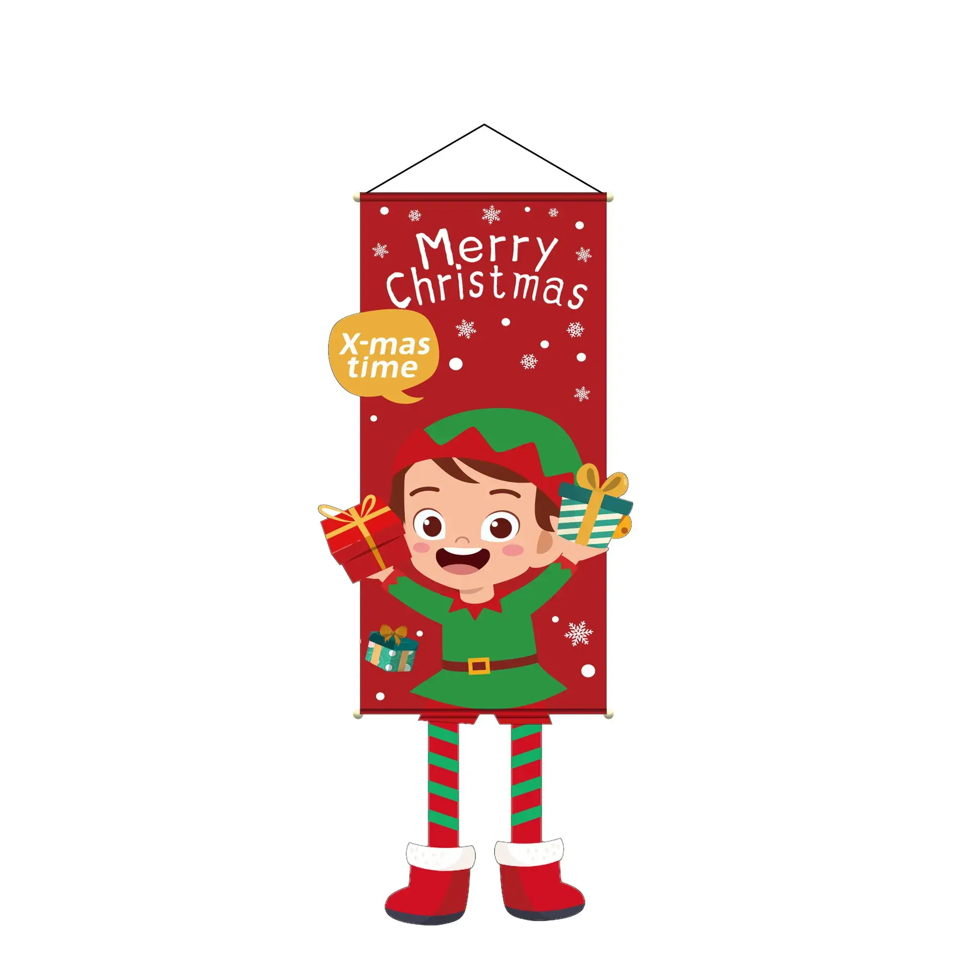 2026 Cross-Border Christmas Flag Decorations Set - Image 28