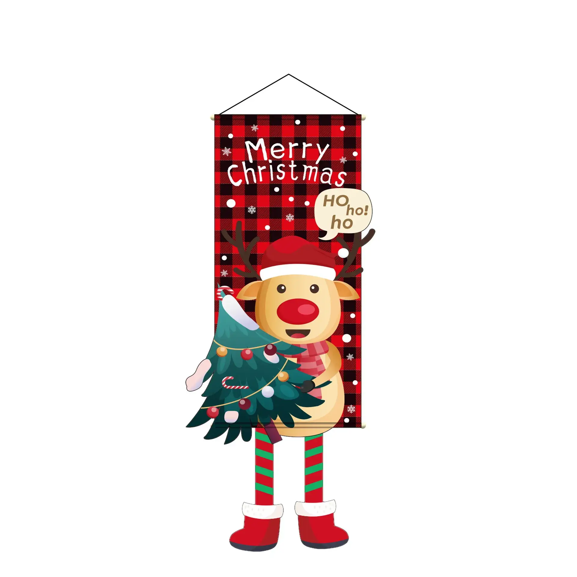 2026 Cross-Border Christmas Flag Decorations Set - Image 29
