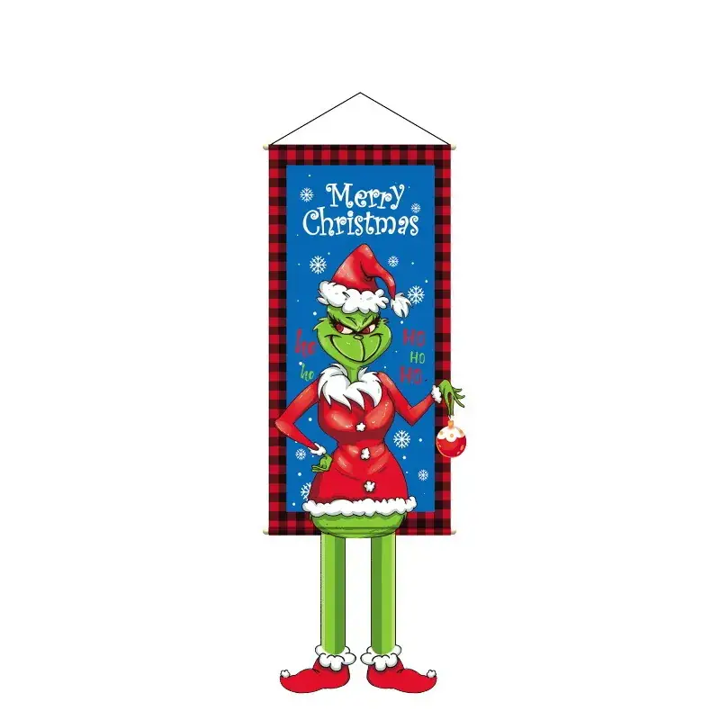 2026 Cross-Border Christmas Flag Decorations Set - Image 4