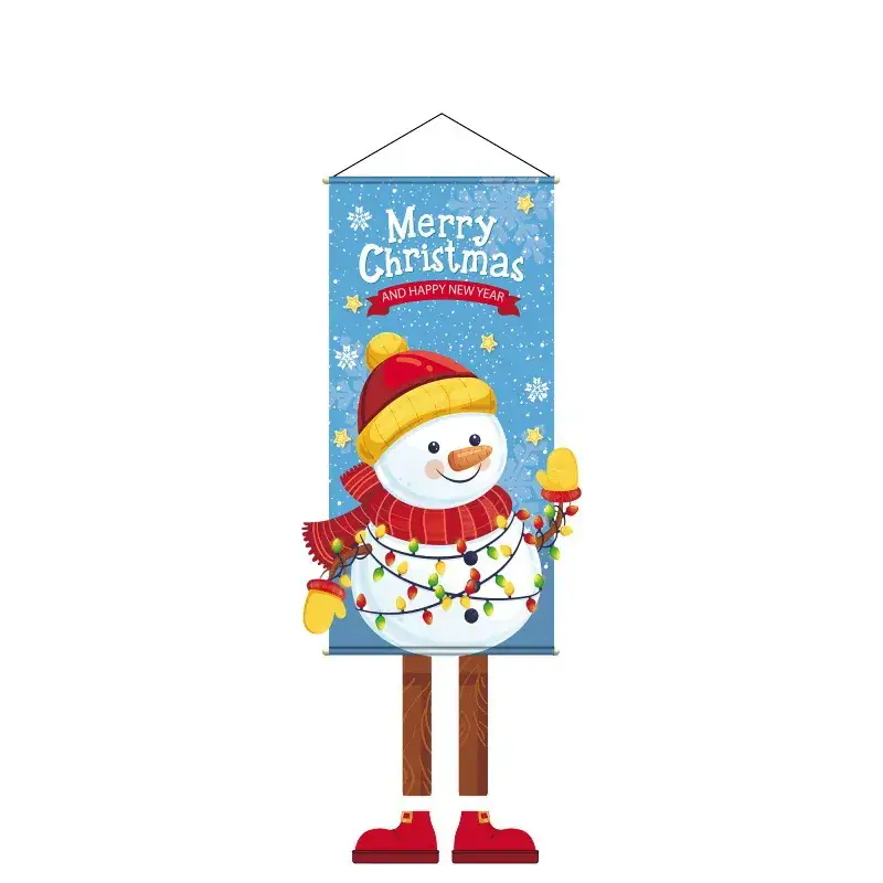 2026 Cross-Border Christmas Flag Decorations Set - Image 9