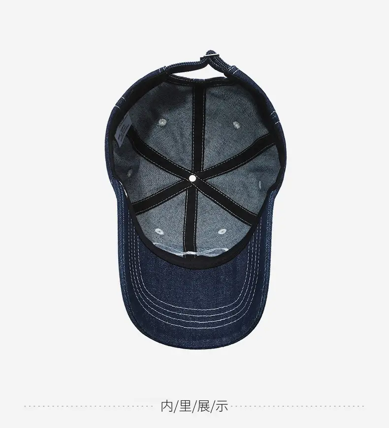Women Casual Bow Denim Baseball Cap White — feature 13