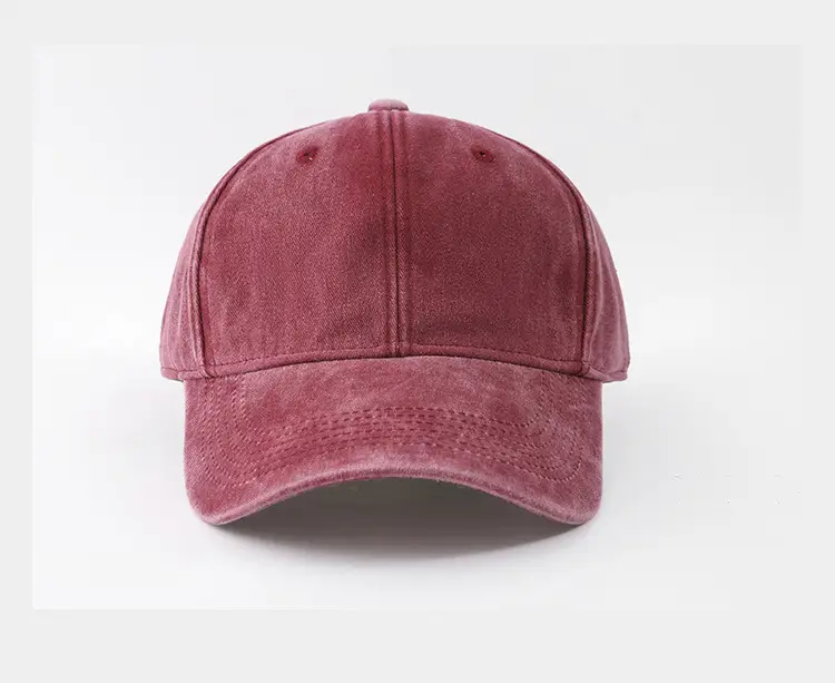 Washed Denim Baseball Cap Men Extra Large Deepened Face Small Old Cap Women's Big Head Hat Solid Color Vintage — feature 8