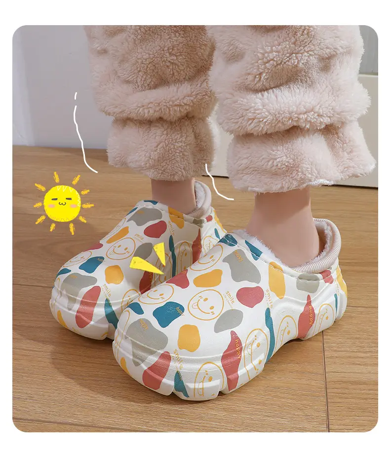 Thickened Winter Cute Cotton Slippers, New Soft-Soled Closed-Back Warm Non-Slip Maternity Postpartum Thick-Soled Surgical Cotton Shoes — feature 14