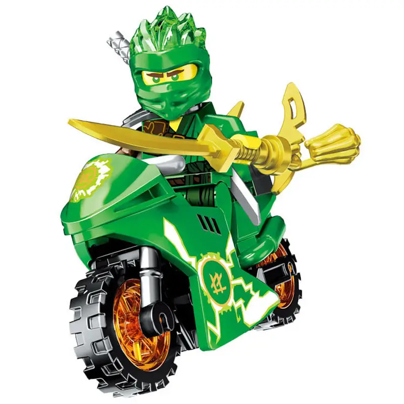 Phantom Ninja Little Figurine Motorcycle Blind Box Assembled puzzle children's toys Lego compatible