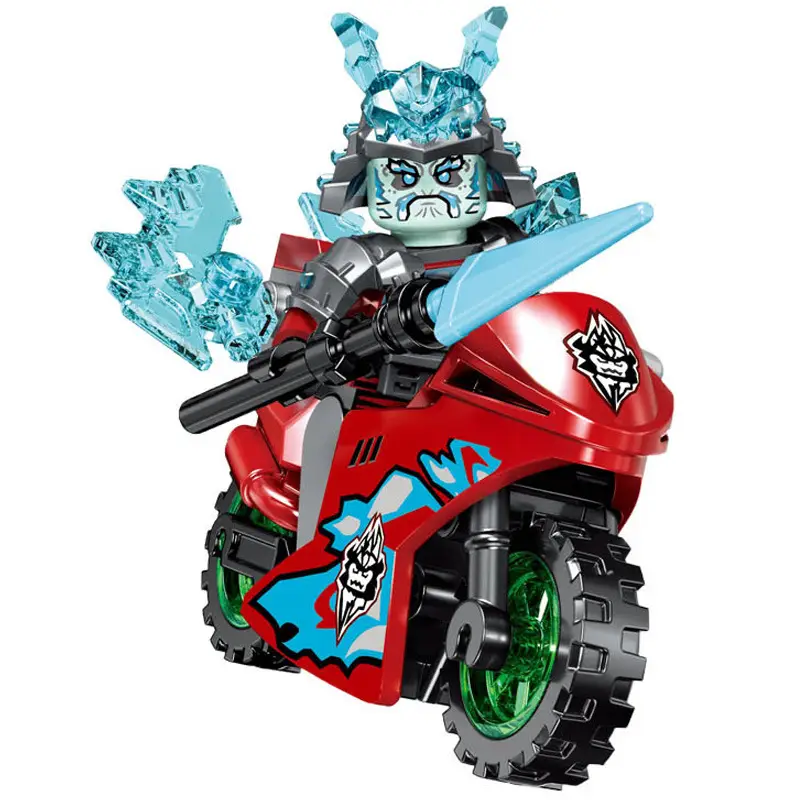 Phantom Ninja Little Figurine Motorcycle Blind Box Assembled puzzle children's toys Lego compatible
