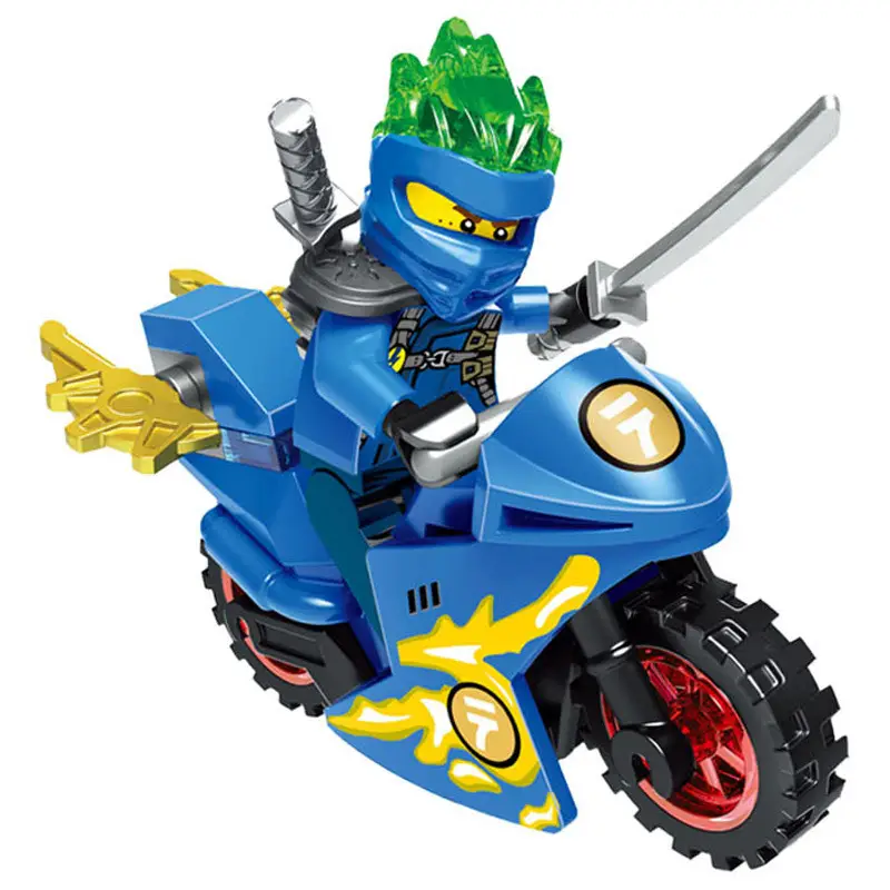 Phantom Ninja Little Figurine Motorcycle Blind Box Assembled puzzle children's toys Lego compatible