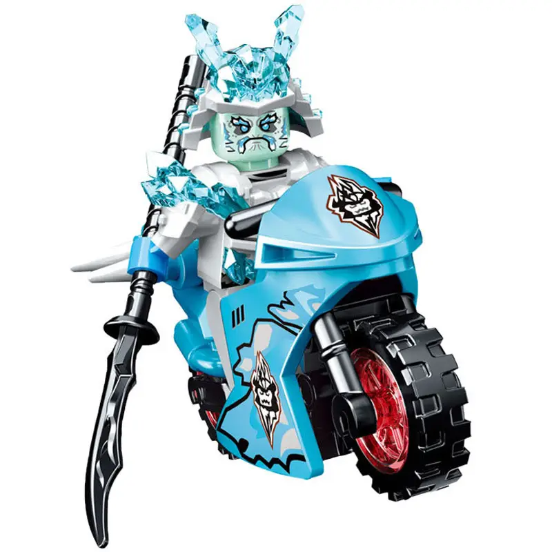 Phantom Ninja Little Figurine Motorcycle Blind Box Assembled puzzle children's toys Lego compatible