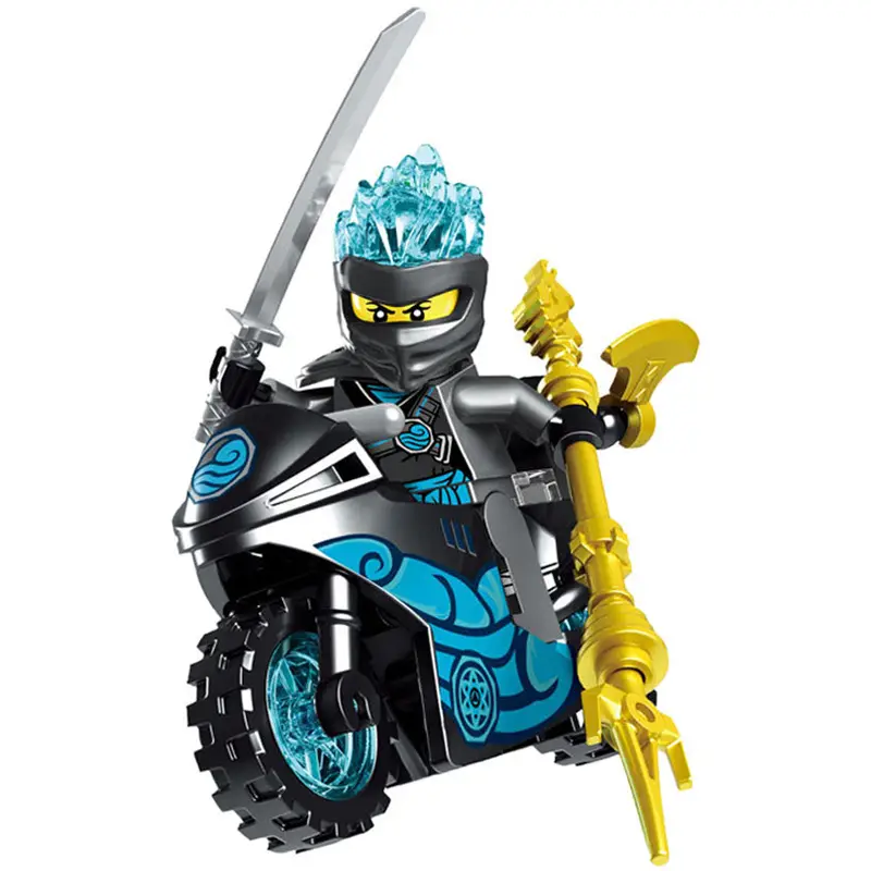 Phantom Ninja Little Figurine Motorcycle Blind Box Assembled puzzle children's toys Lego compatible