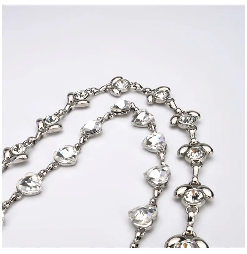 New Arrival Metal Waist Chain Women's Fashionable Elegant All-Match Dress Clothing Matching Body Chain Inlaid Rhinestone Belt — feature 7