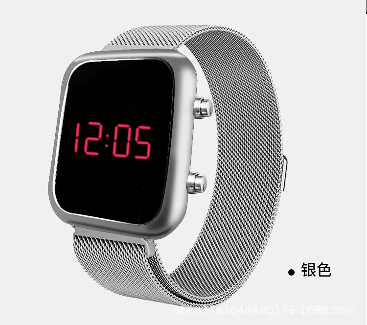 Digital Watch with Alloy Band for Men Women Fashionable Sports Wear — feature 11