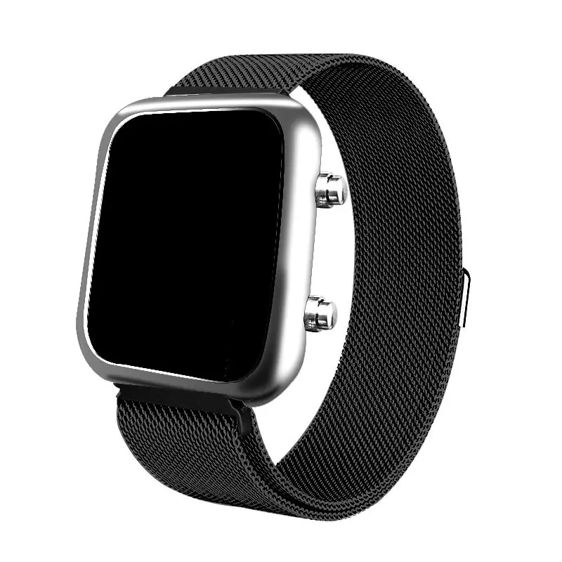 Digital Watch with Alloy Band for Men Women Fashionable Sports Wear - Image 3