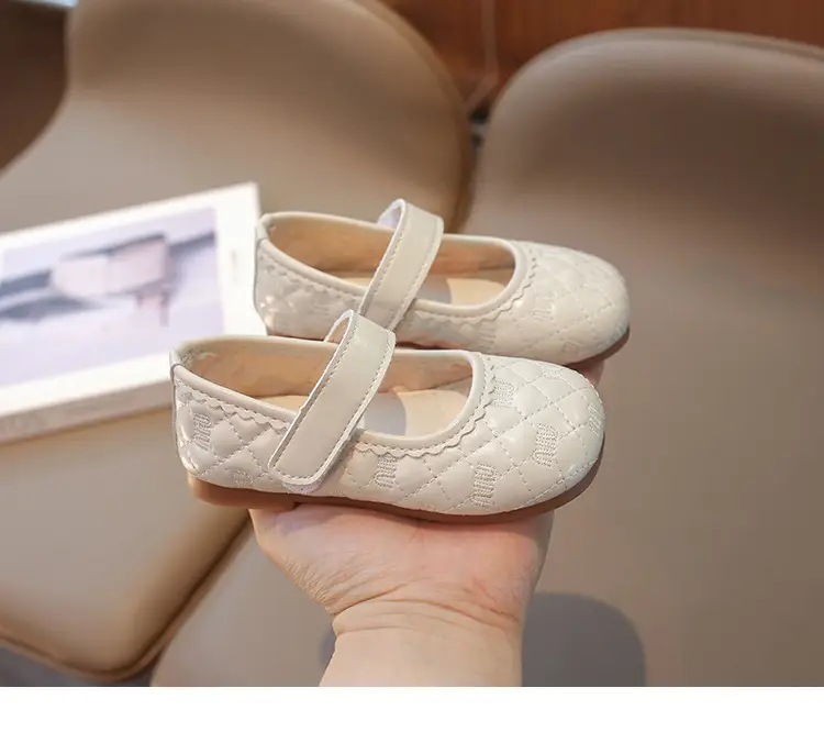 White Quilted Baby Shoes for Girls 0-3Yr Spring Autumn — feature 11