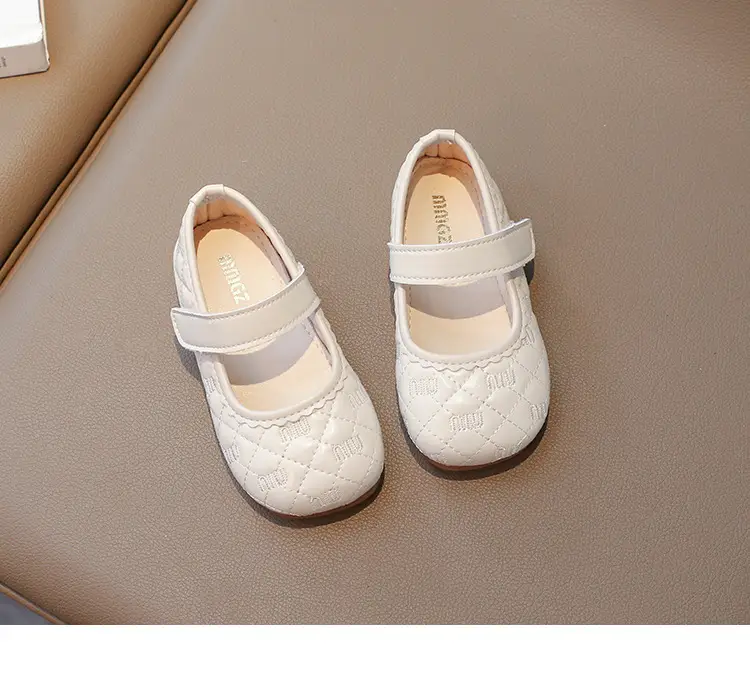 White Quilted Baby Shoes for Girls 0-3Yr Spring Autumn — feature 13