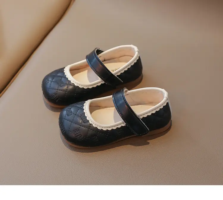 White Quilted Baby Shoes for Girls 0-3Yr Spring Autumn — feature 16