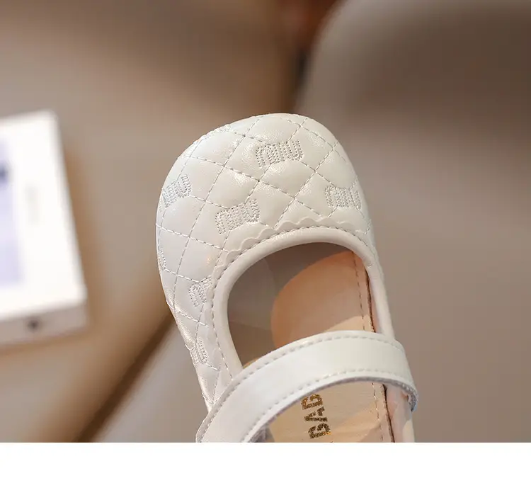 White Quilted Baby Shoes for Girls 0-3Yr Spring Autumn — feature 20