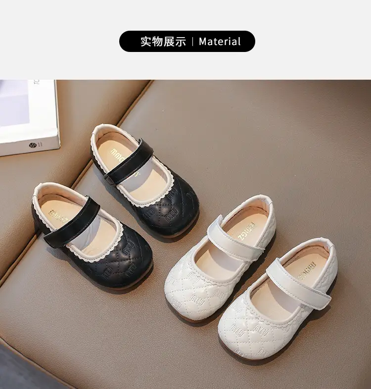 White Quilted Baby Shoes for Girls 0-3Yr Spring Autumn — feature 7