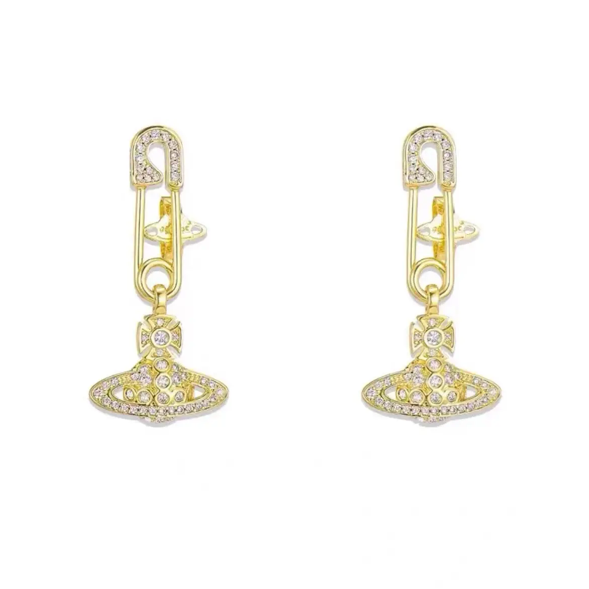 Queen Mother Necklace Women Pearl Pin Paperclip Same Style Pendant Planet European and American Factory Wholesale - Image 28