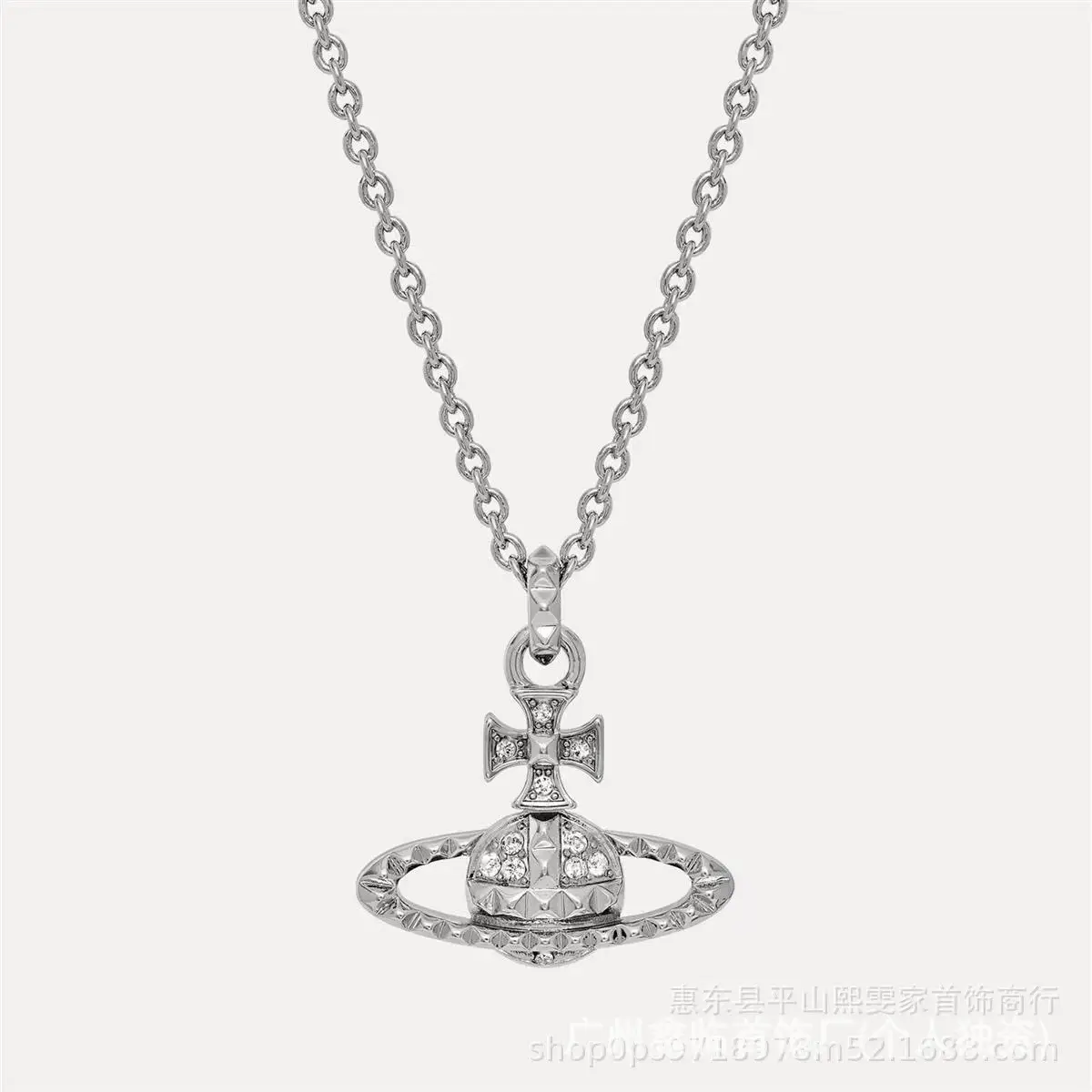 Queen Mother Necklace Women Pearl Pin Paperclip Same Style Pendant Planet European and American Factory Wholesale - Image 29
