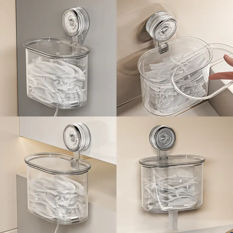 Kitchen Suction Cup Storage Cup Wall Hanging - Image 8