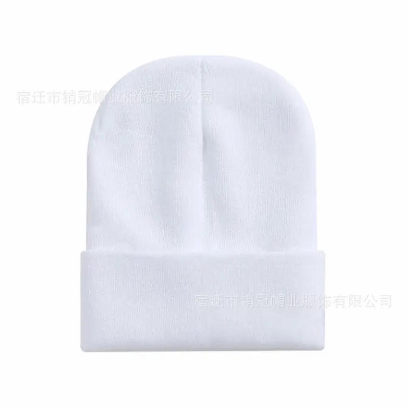 Winter Knitted Beanie Cap Pink Logo Customized — feature 21