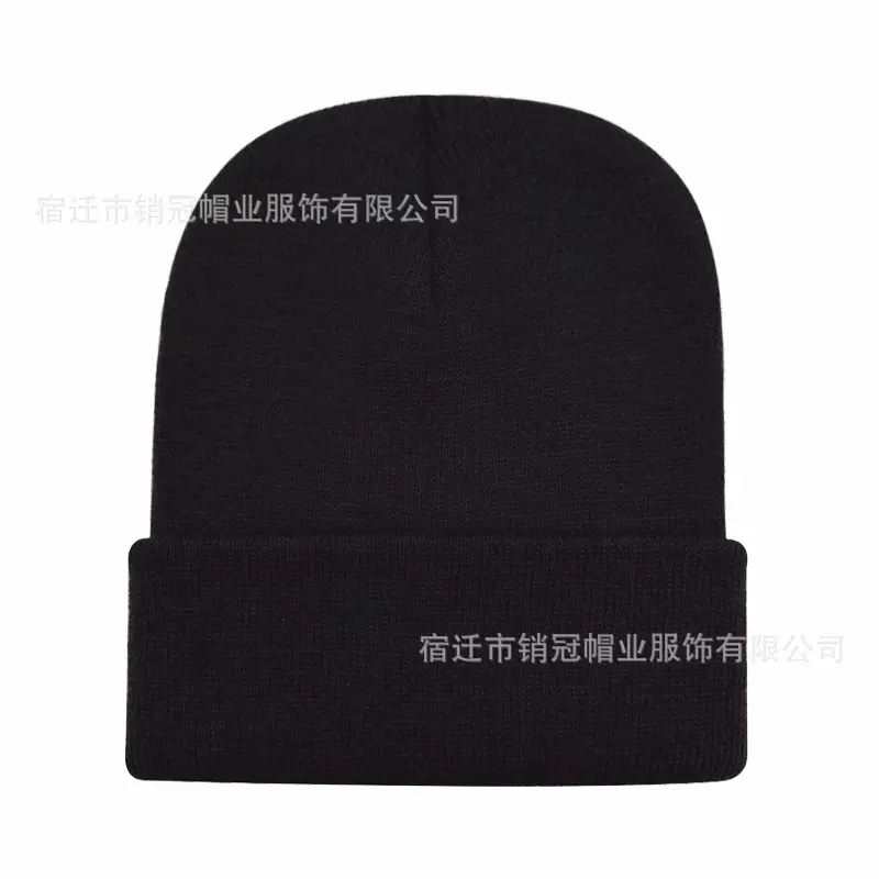 Winter Knitted Beanie Cap Pink Logo Customized — feature 24