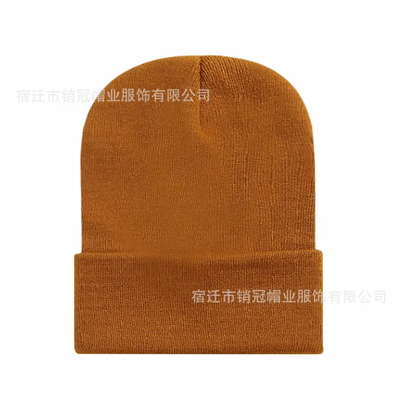Winter Knitted Beanie Cap Pink Logo Customized — feature 28