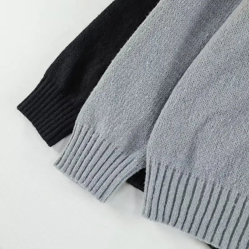 Men's Grey Hooded Sweatshirt Jacket Winter Warm Cozy — feature 26