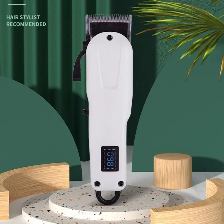 Rechargeable Electric Hair Clipper with LED Display - Image 4