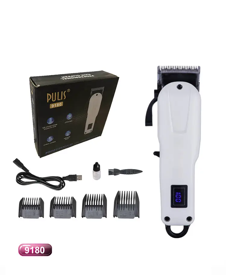 Rechargeable Electric Hair Clipper with LED Display — feature 12